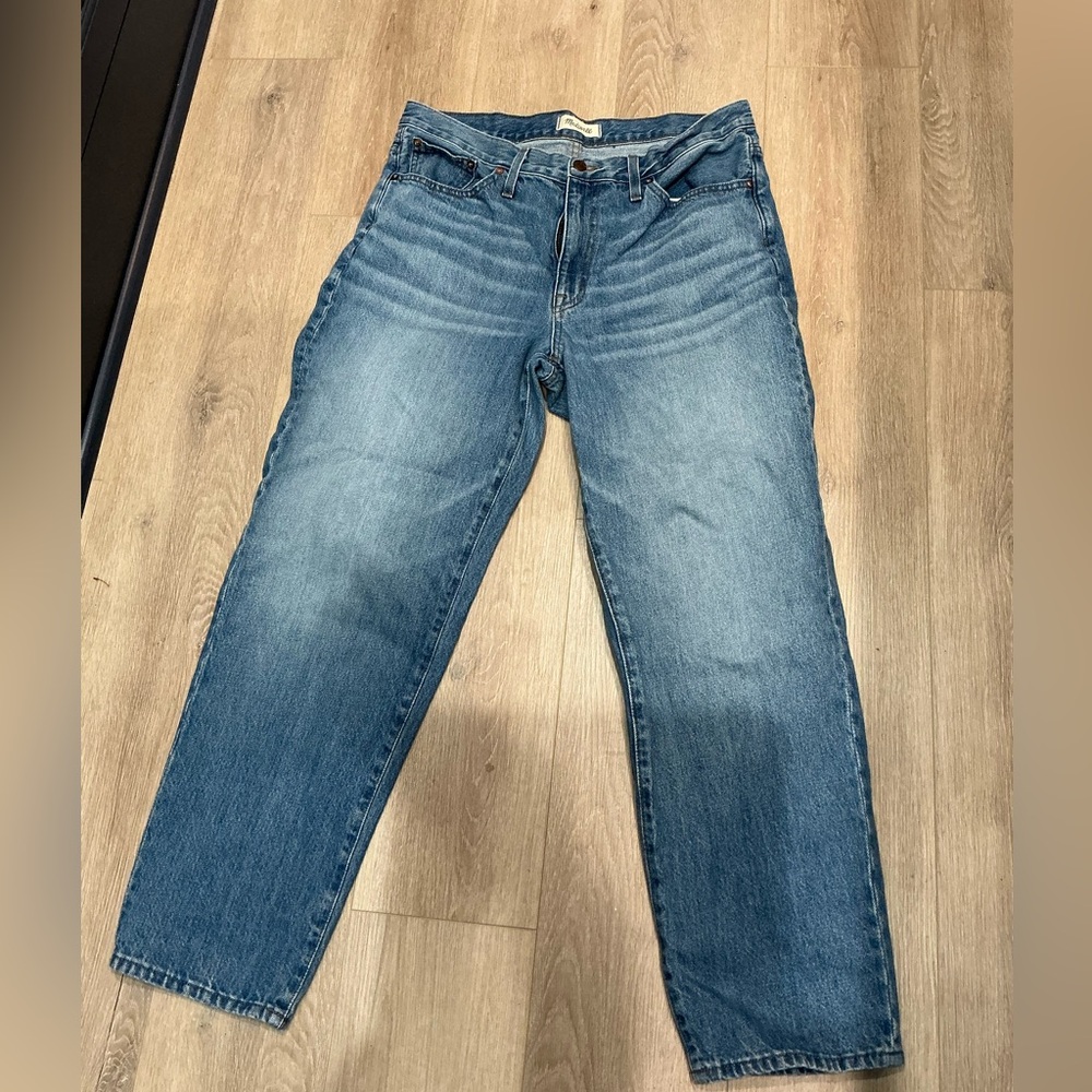 Madewell Women’s Boyfriend Jeans - Medium Blue Wash